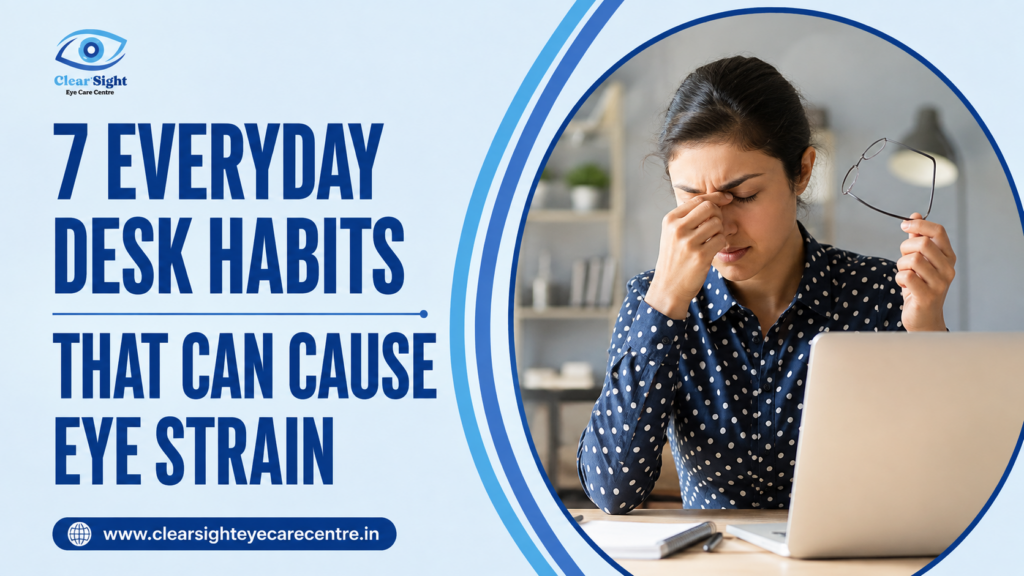 7 Everyday Desk Habits That Can Cause Eye Strain